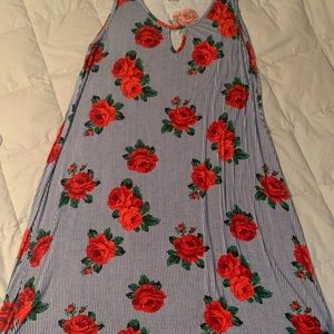 Espresso roses dress